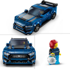 LEGO Speed Champions Ford Mustang Dark Horse Figurines de voiture de sport Jouet de voiture pour enfants à construire, jouer et exposer, cadeau pour garçons, filles et fans de voitures à partir de 9 ans 76920 Ensembles de construction Besuche den LEGO-Store