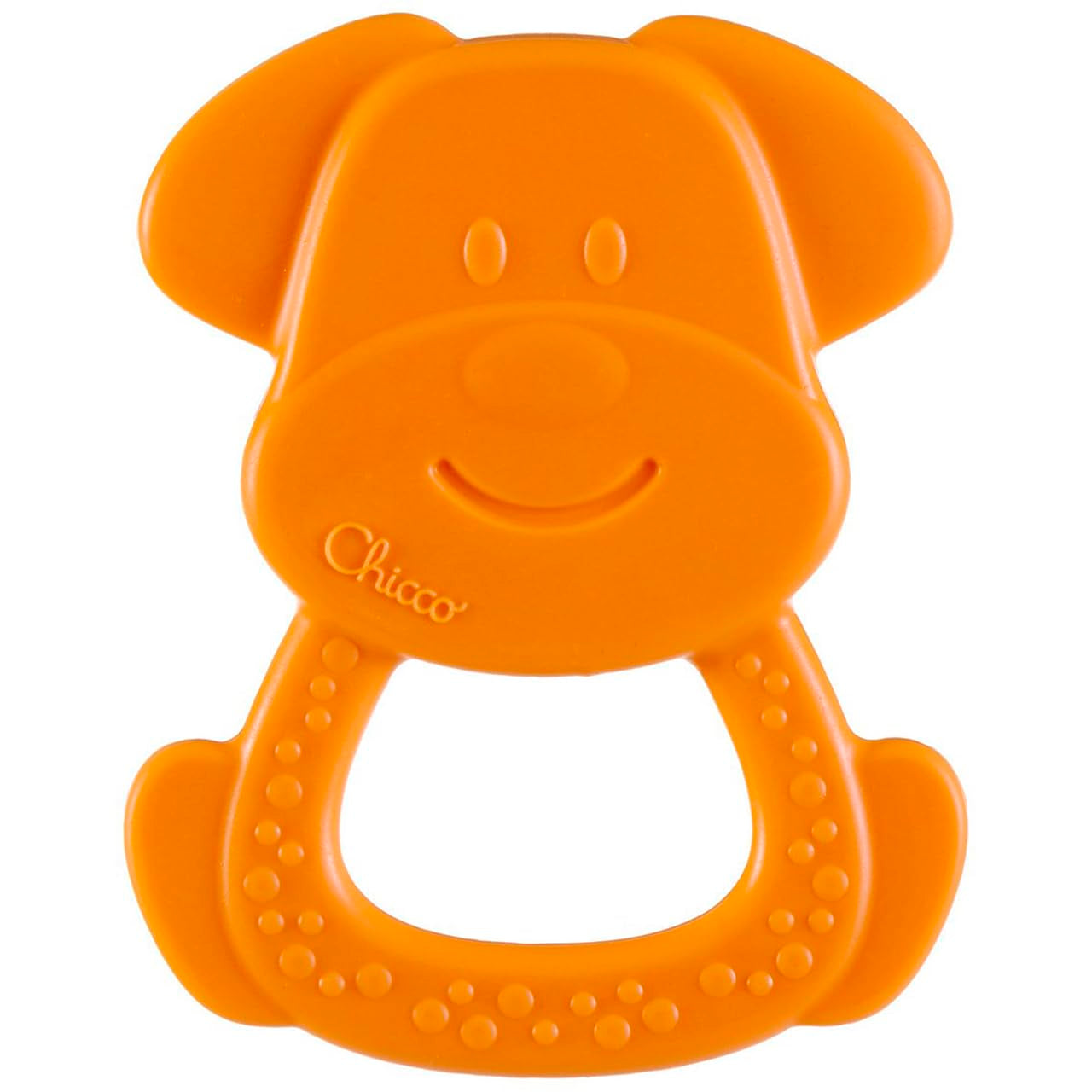 Chicco ECO+ Anneau de dentition Grenouille, Anneau de dentition pour nouveau-nés avec pointes, En bioplastique souple, Jouet de dentition pour nouveau-nés et enfants de 3 à 18 mois