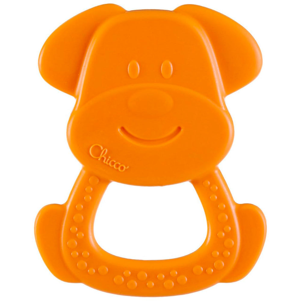 Chicco ECO+ Anneau de dentition Grenouille, Anneau de dentition pour nouveau-nés avec pointes, En bioplastique souple, Jouet de dentition pour nouveau-nés et enfants de 3 à 18 mois