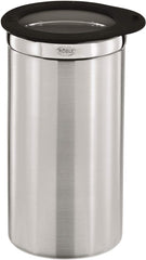 RÖSLE cutie de cafea cu capac, oțel inoxidabil 18/10, 10 cm & măsură de cafea, lingură de cafea de înaltă calitate pentru dozarea ușoară a cafelei praf, oțel inoxidabil 18/10, 17 x 3,7 x 2,7 cm, argintiu Cutii depozitare alimente Naty Shop