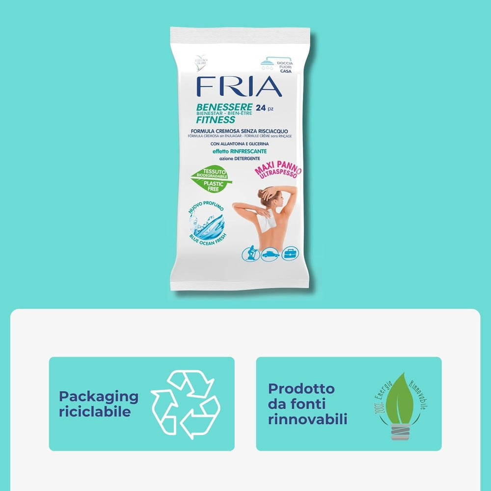 Lingettes pour le bien-être du corps 24 pièces