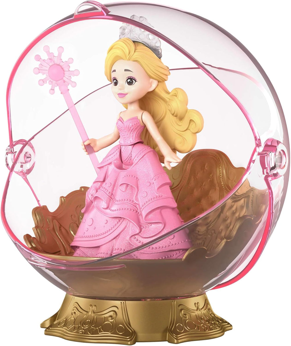 Mattel Universal Pictures Evil Glinda Bulle flottante, mini poupée et véhicule inspiré du film familier Glinda, JFM25, [Multicolore]