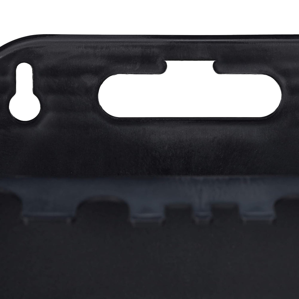 Relaxdays Support Tuyau, Support Tuyau Mural en Plastique, Support Tuyau d'arrosage, Hauteur 14 x 24 x 16 cm, Noir