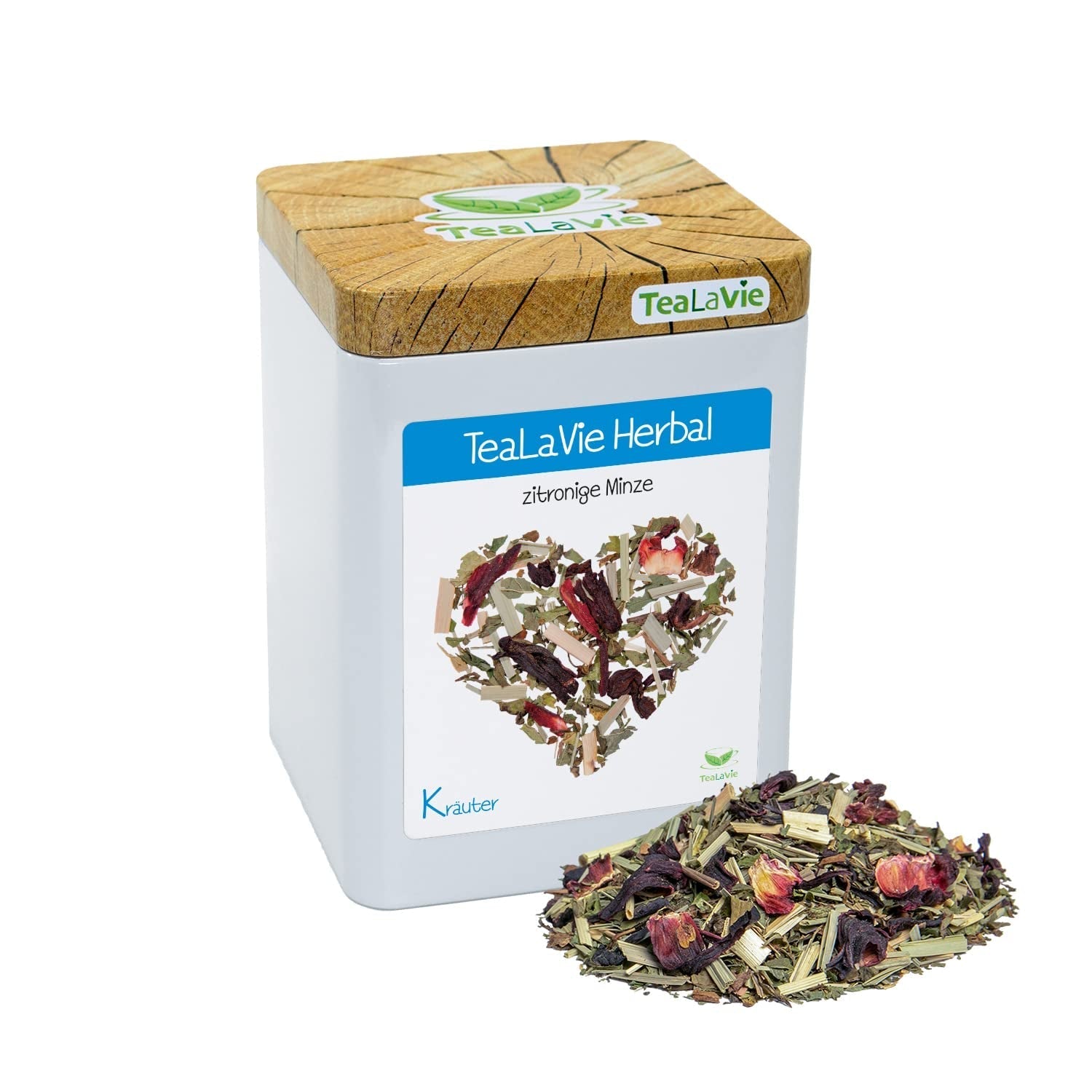Tealavie - Amestec de casă - Mentă lemnoasă (60 g) Tealavie Herbal - Ceai din plante vrac