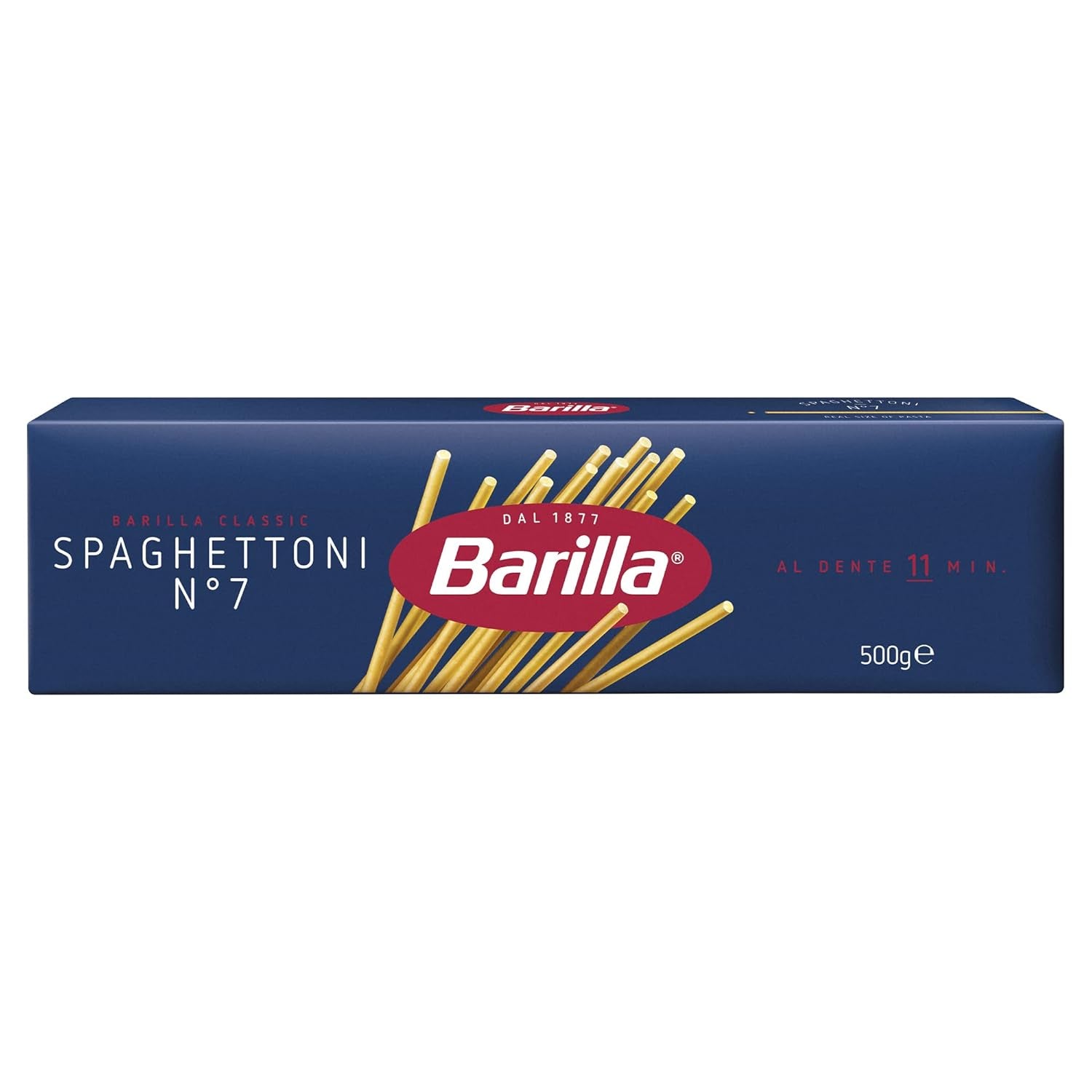 Pâtes de blé dur Barilla Classic Spaghetti No. 7, toujours al dente (1 x 500 g)