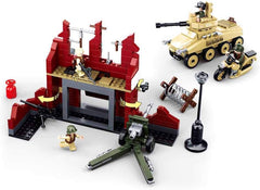 Seconde Guerre mondiale - Kampf um Stalingrad (479 Teile), Spielset, Steckbausteine, mit Spielfigur, für Kinder ab 4 Jahren