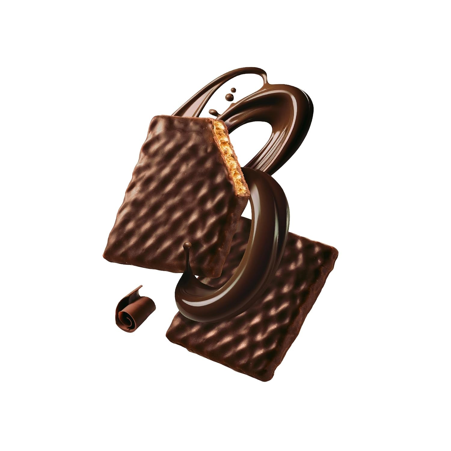 BAHLSEN Gaufrettes au chocolat Edelherb - Gaufrette au chocolat Edelherb (1 x 97 g)