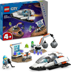 LEGO City Space Asteroid Recovery, jucărie spațială cu navă spațială, stație spațială, 2 minifigurine și o figurină extraterestră, cadou pentru copii, băieți și fete de la 4 ani 60429 Seturi de constructie Besuche den LEGO-Store Singur