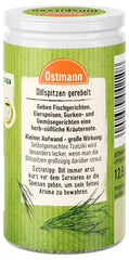 Ostmann Gewürze - Dillspitzen gerebelt | Idéal pour les salades de pommes de terre, les plats de poisson et la sauce moutarde 12,5 g in der Streudose