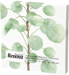Serviettes en papier ultra fines Renova - 20 serviettes