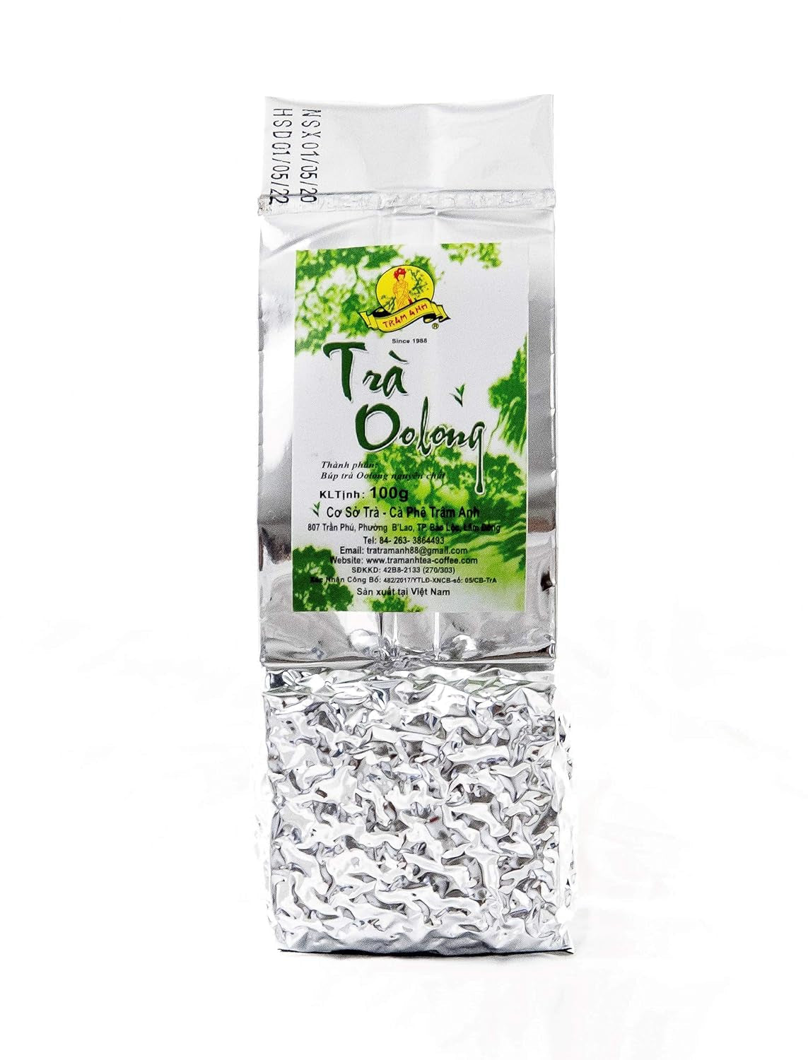 Dong Ding Oolong | Oolong de montagne | Floral-doux et délicat, avec une couleur claire | Récolte printanière en montagne | Triés sur le volet et naturels | Thé pour minceur et détoxification | 100g