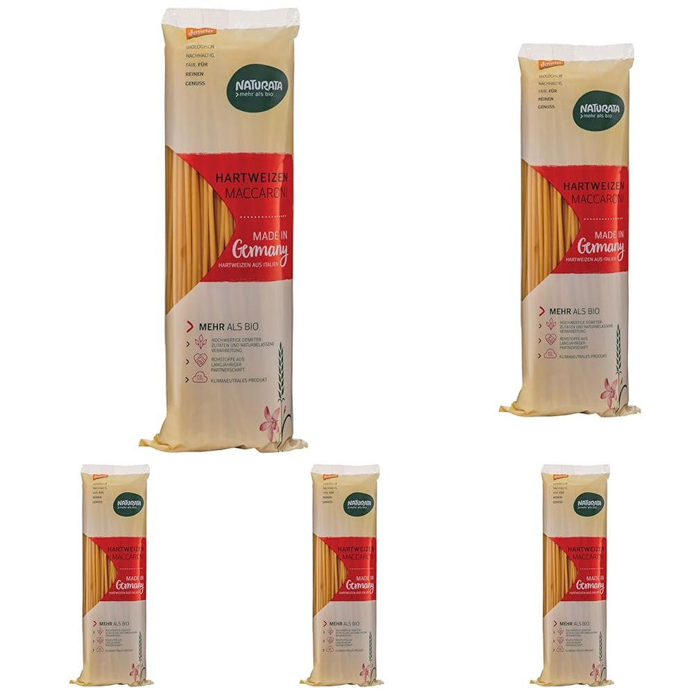 Macaroni long au blé dur 500 g - Demeter -