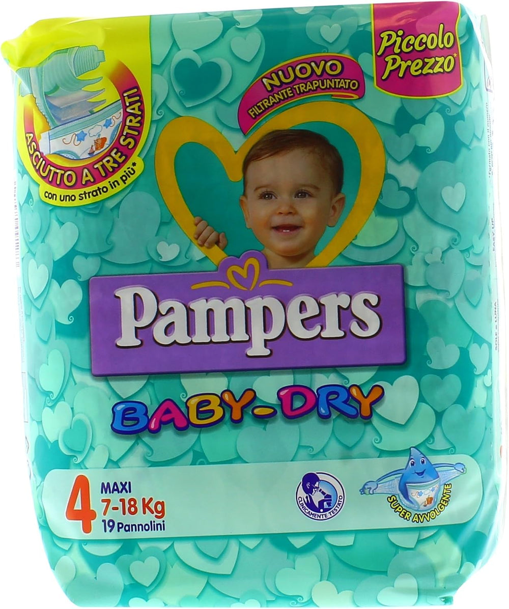 Pampers (ancienne version), culottes, taille 4, 9 kg-15 kg, paquet de trois (1 x 88 couches)