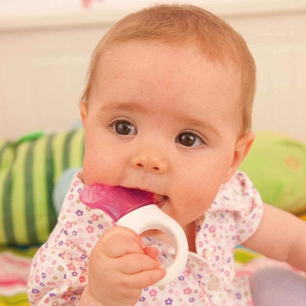 MAM Mini Cooler & Clip, Cure-dents & Clip, Anneau de dentition, Rose