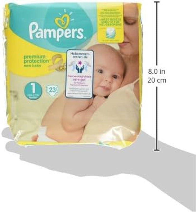 Couches Pampers Premium Protection New Baby, taille 1 (nouveau-né), 22 pièces