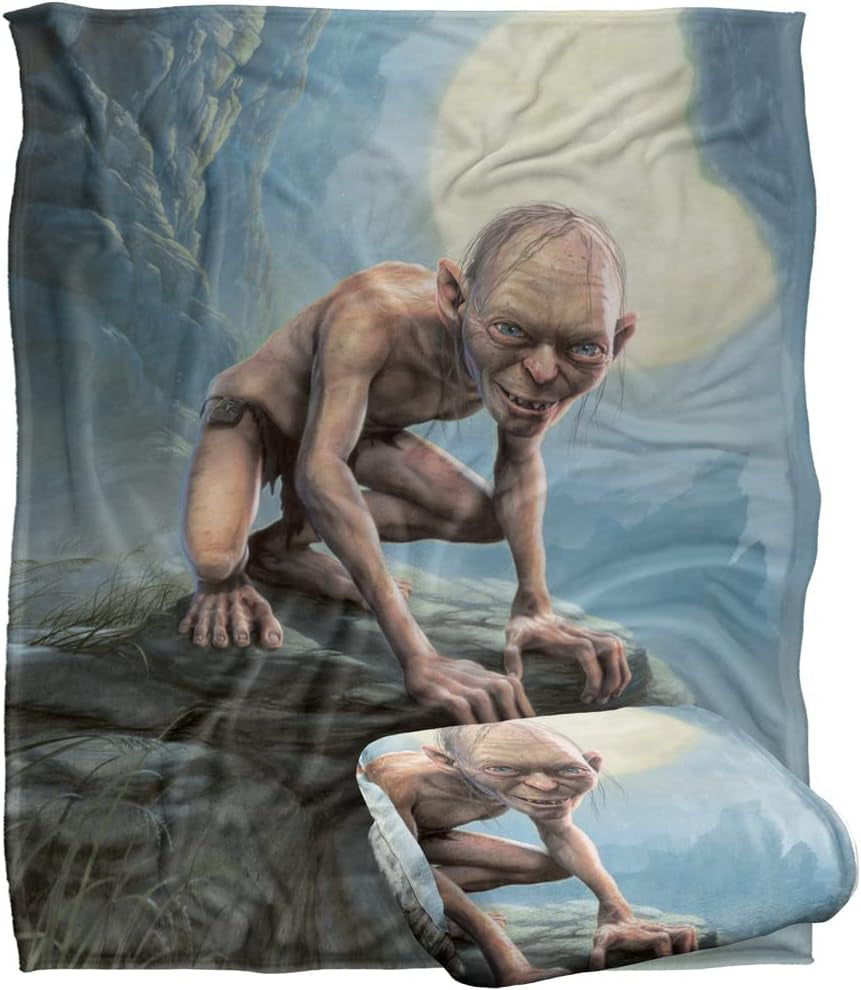 SEIGNEUR des ANNEAUX Couverture confortable en soie, super douce, 152 X 127 Cm Lits et Couvertures LOGOVISION Titre par défaut