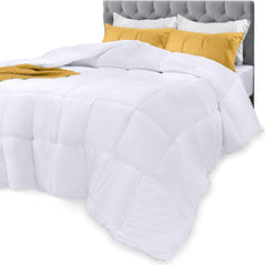 Utopia Literie FBA_B01JPECQF8 Couette double, blanc, polyester, double Couettes et couettes Naty Shop White Twin