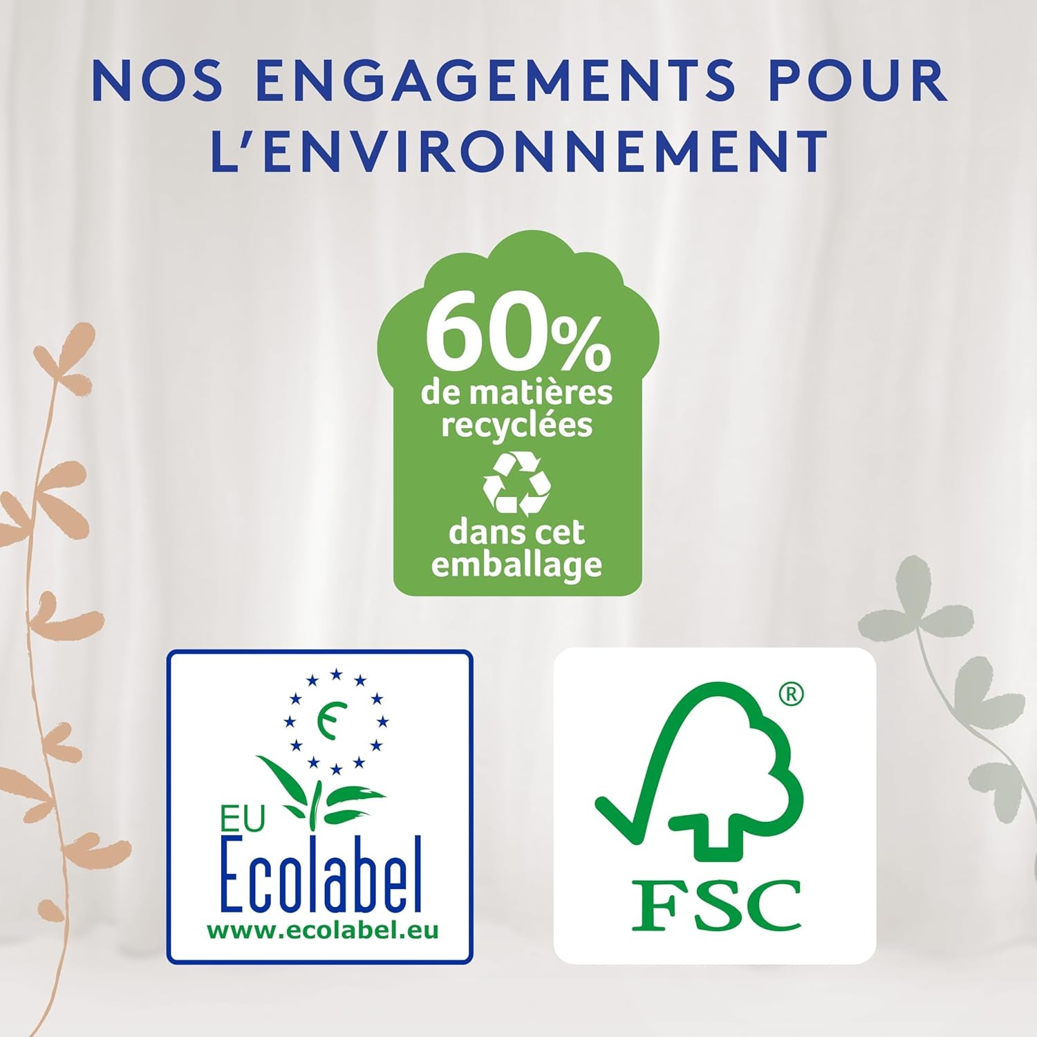 Douceur Naturelle – Culottes, Taille 6 (16-26 kg) Pack 1 mois – 112 culottes