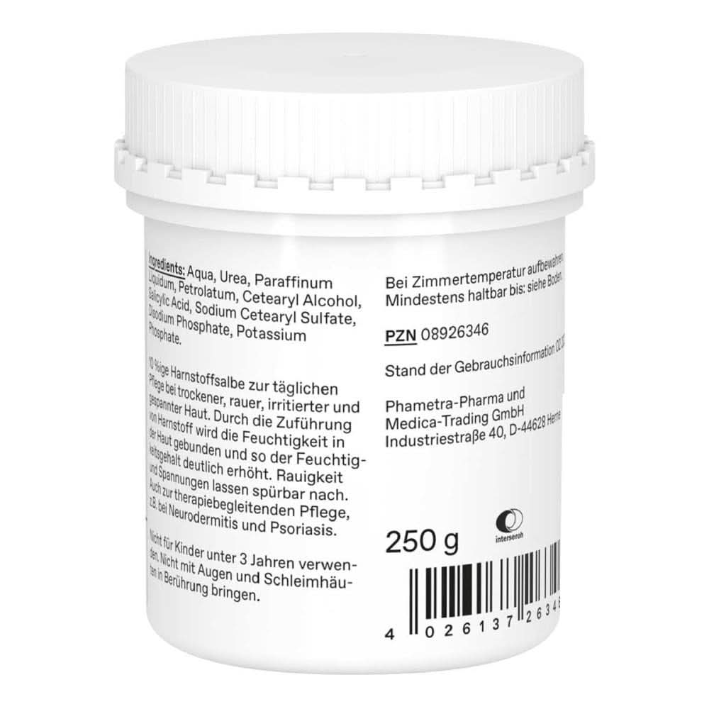 Phametra Urea Unguent cu uree 10%, 250 g Cosmetice si Infrumusetare Naty Shop