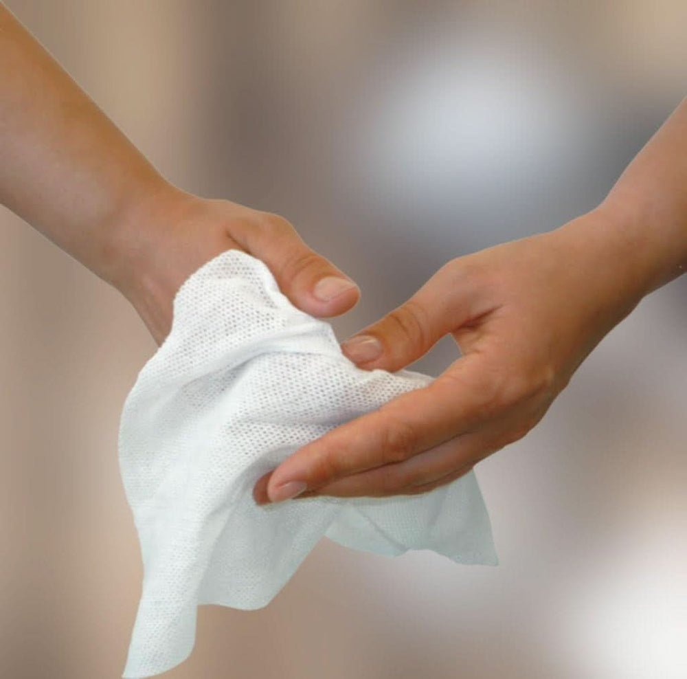 Chiffon de nettoyage à la citronnelle avec liquide 50 pcs Lingettes humides pour bébé Naty Shop