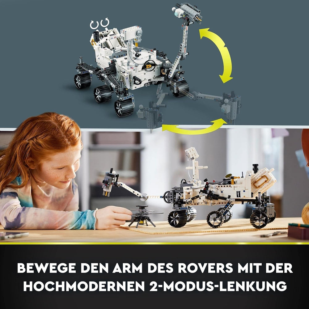 LEGO Space Toy Set 42158 Technic NASA Mars Rover Perserverance avec application AR, jouet de construction scientifique pour filles et garçons Plus de 10 ensembles de construction Besuche den LEGO-Store