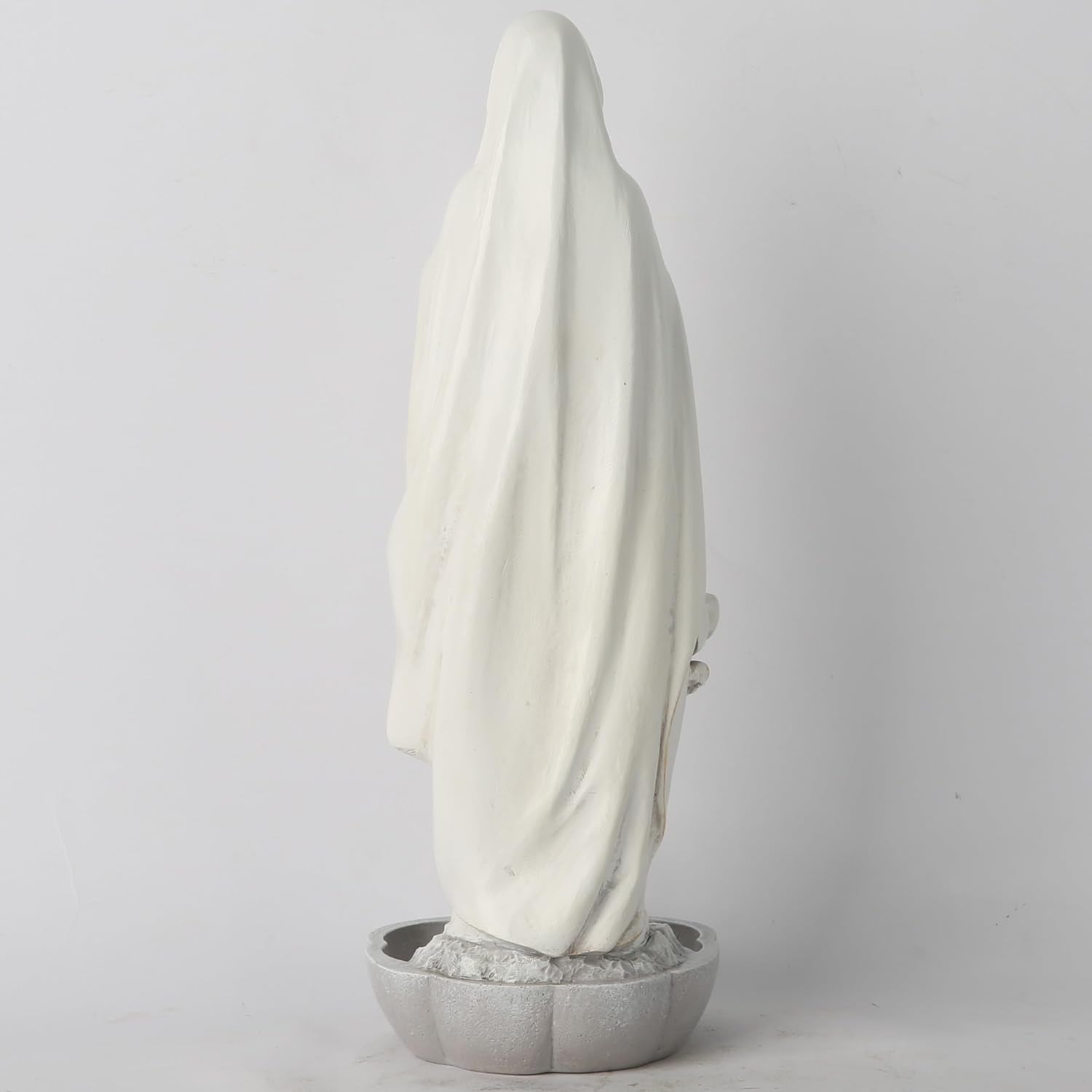 BC Statuia catolică a Maicii Domnului din Lourdes, Maica Sfântă Fecioară Maria, Memento de masă, Suport Rozariu, Apă Sfântă, Cadou religios pentru mamă, 25,9 cm înălțime, Sculptură, Statuete si sculpturi Naty Shop