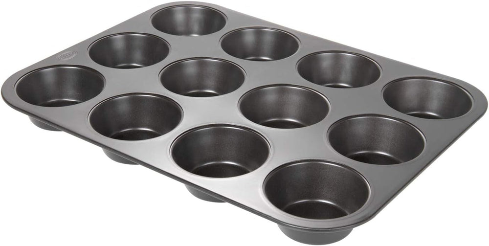 Wenco Muffinform 12Er Antihaft Backblech, Spülmaschinengeeignet, Karbonstahl – Muffinblech Für 12 Muffin – Hitzebeständig Bis 220°C, Schwarz Moules et plaques à pâtisserie Naty Shop Version 2020