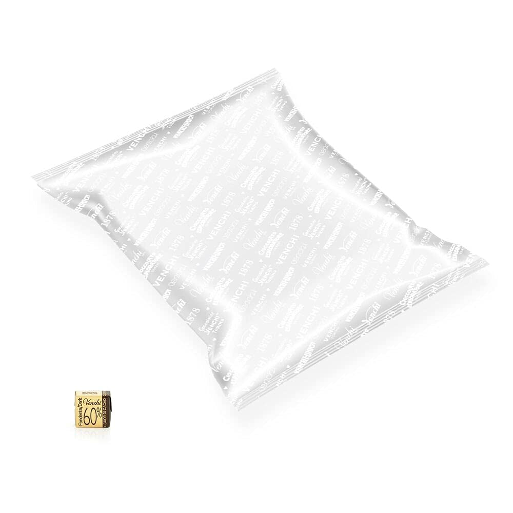 Venchi Cubotto à base de chocolat noir pur à 60% en emballage de 1 kg - végétalien, sans gluten