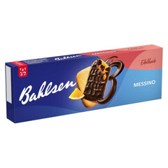 Bahlsen Messino Edelherb - 1 paquet - Pâte moelleuse fourrée à l'orange et au chocolat noir (1 x 125 g)