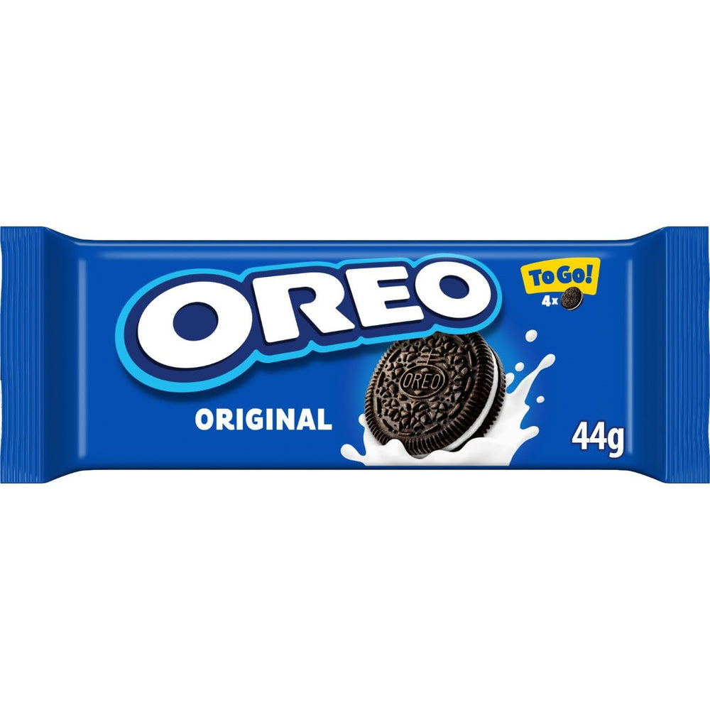 OREO Original - Biscuits croquants au cacao et délicieuse garniture à la crème au goût de vanille - 32 x 44g
