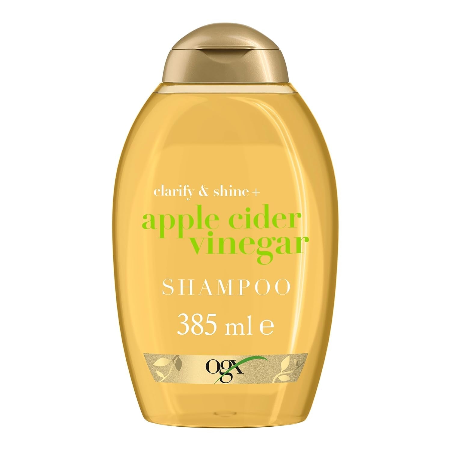 OGX Clarify & Shine Shampooing au vinaigre de cidre de pomme, soin capillaire au vinaigre de cidre de pomme douche et bain Naty Shop 385 ml