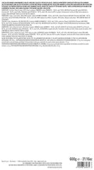 Venchi - Maxi Barre de Chocolat Blanc, Salée, 600g, Sans Gluten, Sans Colorants Artificiels et Sans Conservateurs