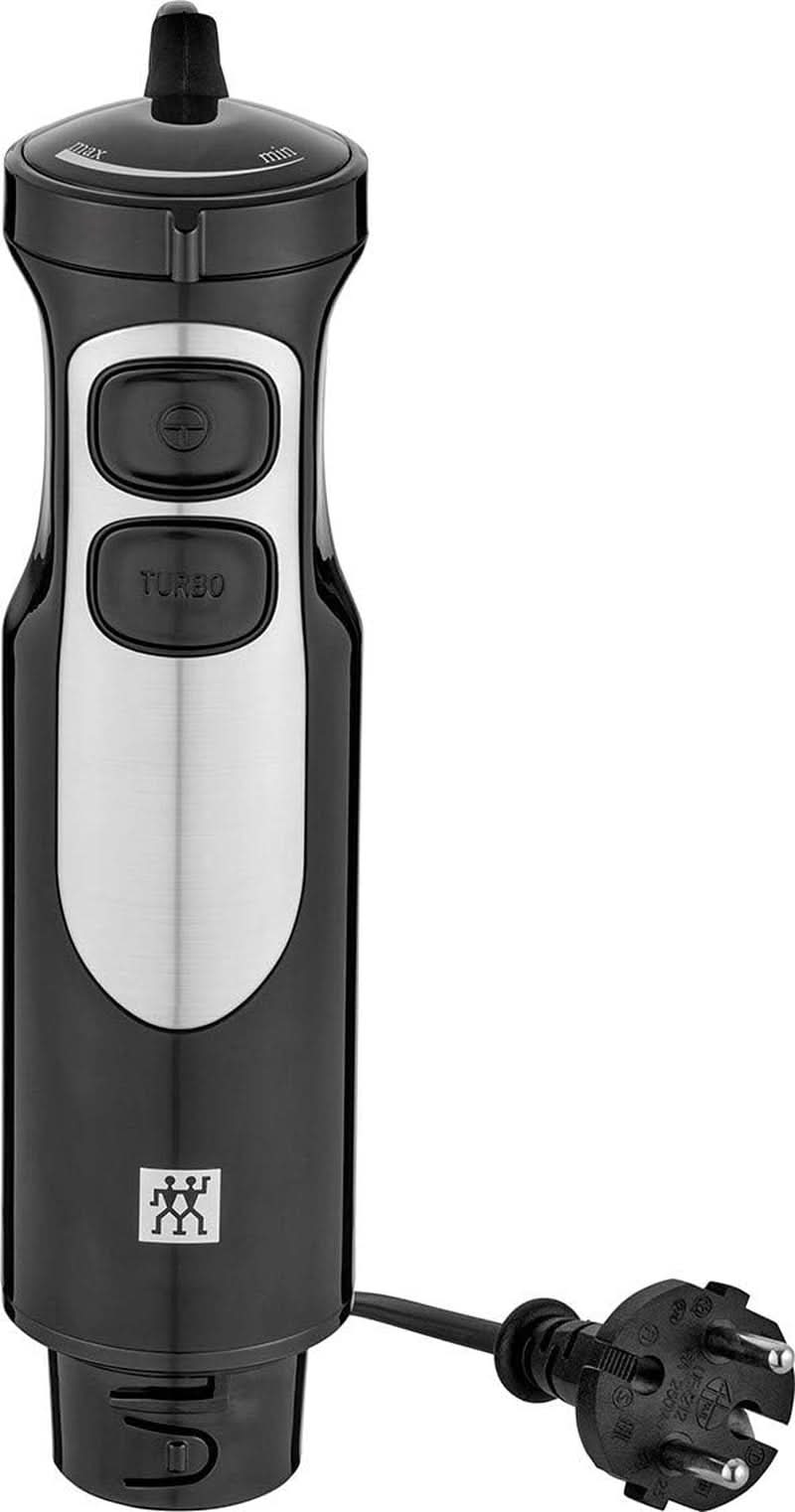 ZWILLING Batteur sur socle, Inkl. 600 Messbecher, 550 W, acier inoxydable 18/8, Edelstahl/Schwarz Mother and Child Naty Shop