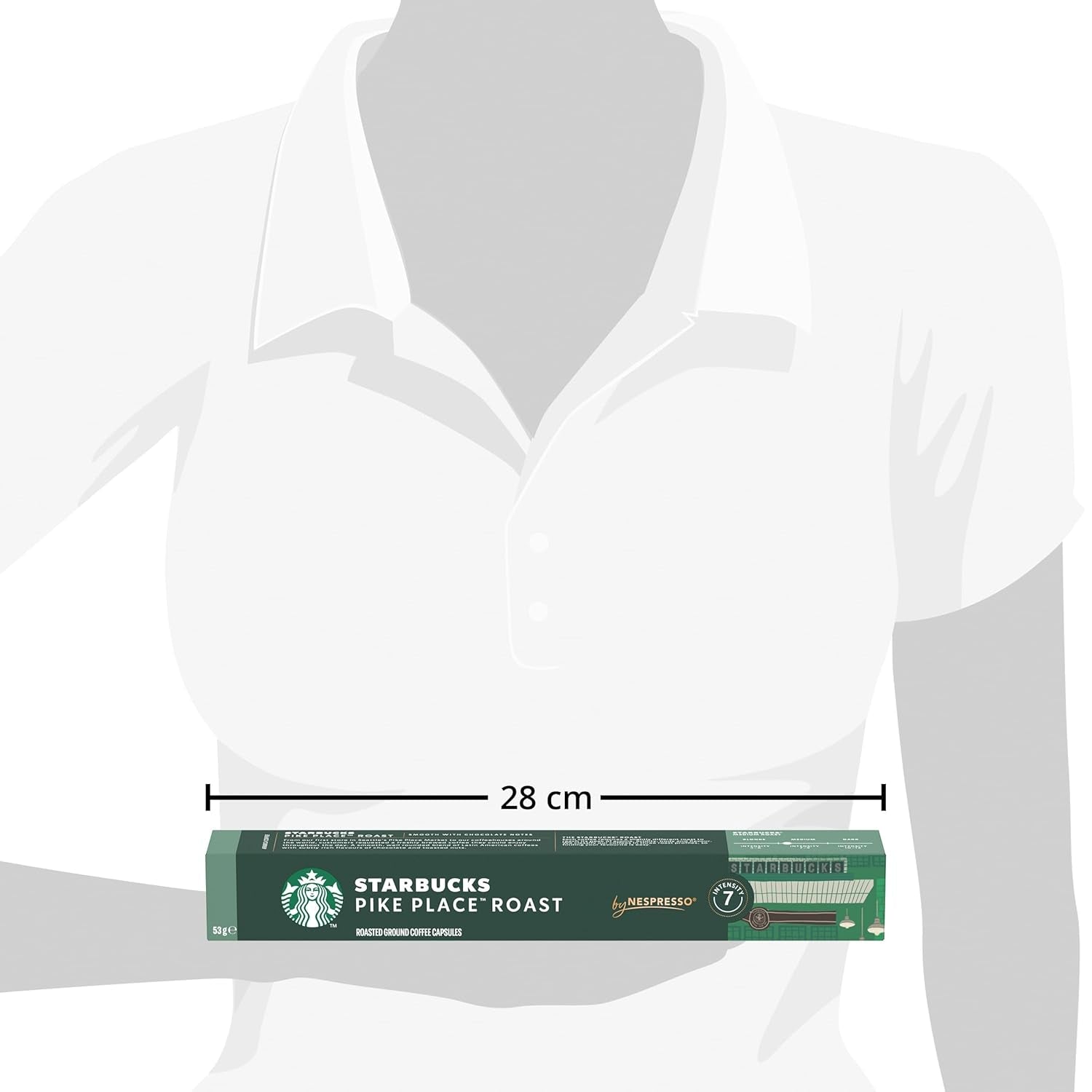 STARBUCKS Pike Place Roast de Nespresso, Mittlere Röstung, Kaffeekapseln 10 x 10 (100 Kapseln)