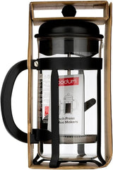 Bodum 1908-01 Cafetière Java, 8 tasses, 1 L, multicouche, noir, 10,6 x 16,3 x 24,5 cm, 6 pièces