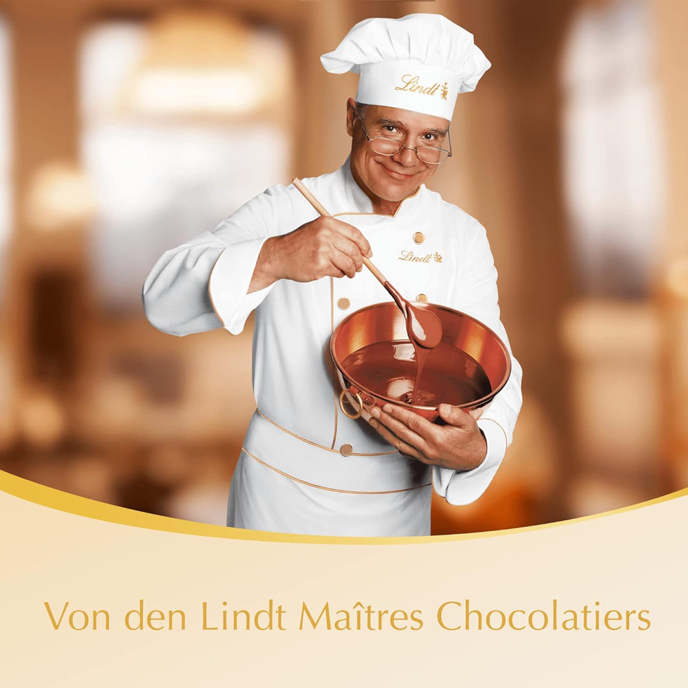 Boules de chocolat Lindt Marc de Champagne | 700 g env. 56 bonbons au chocolat au lait fourrés raffinés, contiennent de l'alcool | Colis en vrac | Cadeau de chocolat | Cadeau chocolat