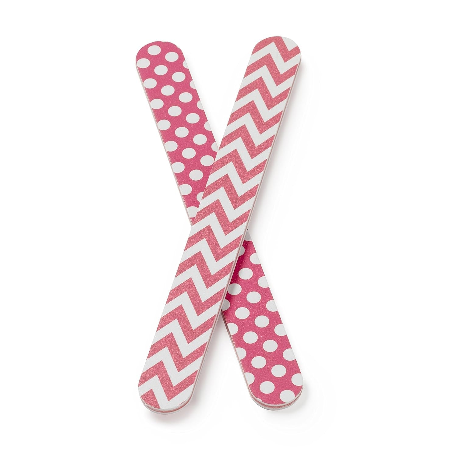 Lime à Ongles Doublée Lime à Ongles Naturelle et Artificielle Double Face Grain Moyen Forte Robuste Salon de Manucure Professionnel Pédicure 2 Pièces