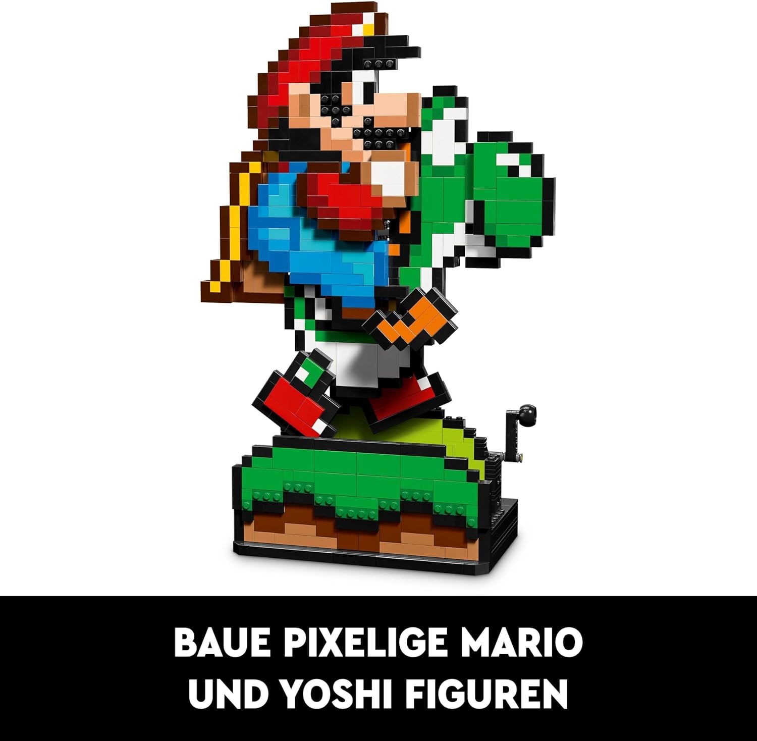 LEGO Super Mario World : Ensemble de collection Nintendo Mario et Yoshi, figurines Pixel, construction et présentation de modèles, décoration d'intérieur et objets de collection, kits de modèles et cadeaux pour les fans adultes 71438 Ensembles de construction Besuche an LEGO-Store