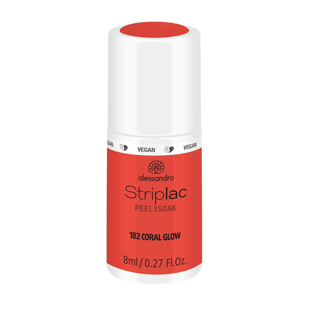 alessandro Striplac UV-Nagellack Flat White – Facile et facile à utiliser – Application facile grâce à la technologie Peel-Off – Vegan et sans alcool – 8 ml