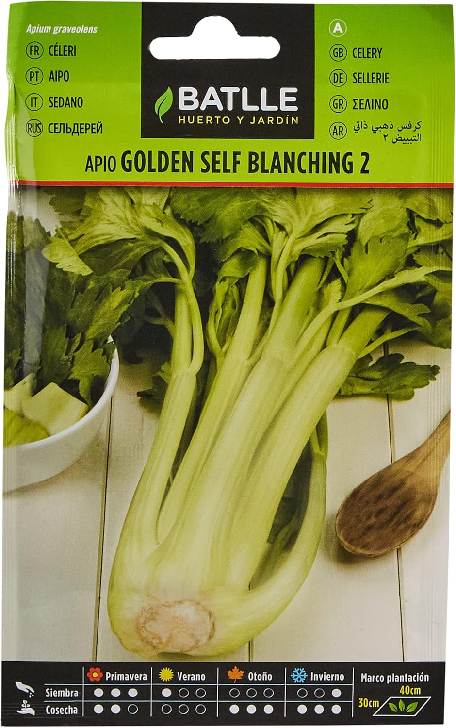 Batlle Gemüsesamen - Stangensellerie Golden Self Blanching 2 (10000 Samen)