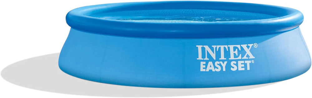 Piscine gonflable INTEX 28106EH Easy Set 2,4 m x 61,0 cm - Matériau anti-crevaison - Gonflage rapide - Capacité 513 gallons - Profondeur d'eau 45,7 cm