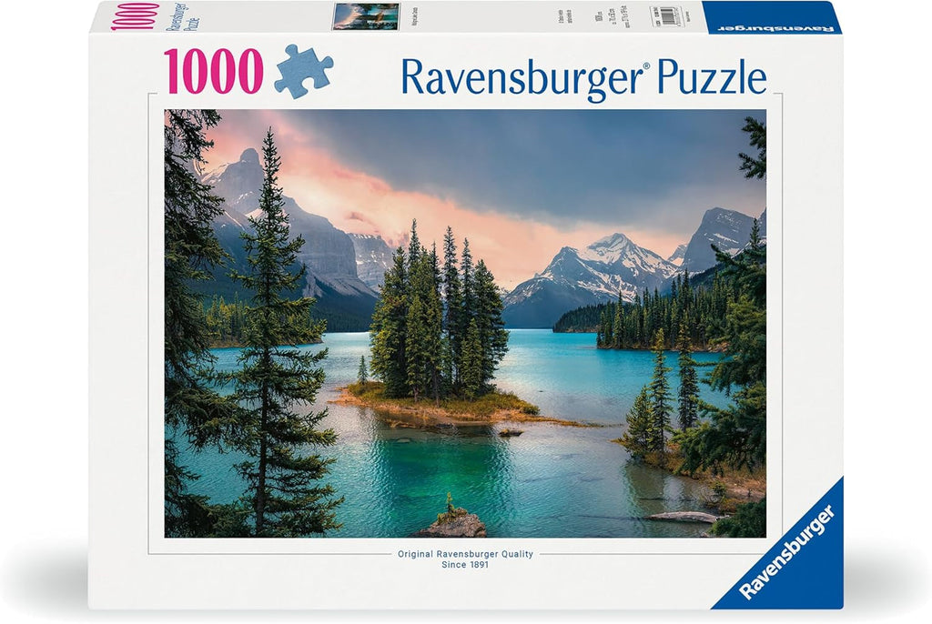 Ravensburger Puzzle 12000754 - Canada, Maligne Lake - puzzle jigsaw de 1000 de piese pentru adulți și copii de peste 14 ani Puzzle Naty Shop