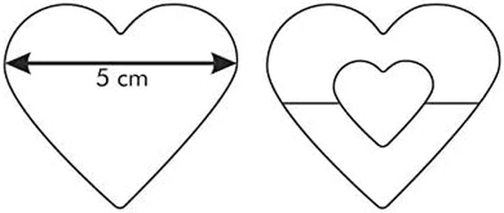 Boîte à biscuits en forme de cœur Tescoma Delicia, 5 cm
