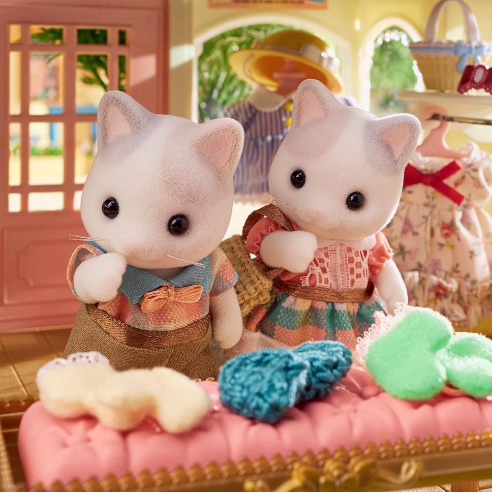Sylvanian Families - 5738 Milchkatzen Familie - Figuren für Puppenhaus