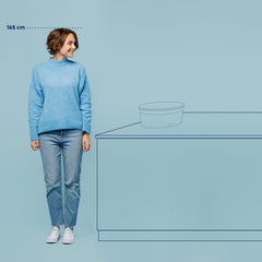 Boîte à pain Kela avec trous d'aération, boîte à pain en céramique, SALENA, bol à pain, blanc, 36,5 x 23,5 x 14 cm Boîtes de conservation alimentaire Naty Shop