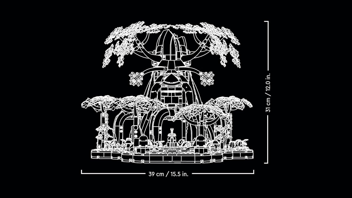 LEGO The Legend of Zelda Deku-Baum 2-in-1 - Sammlerstück zum Ausstellen mit Prinzessin Zelda & 3 Link Minifiguren - Bauset für Erwachsene & Geschenkidee für Videospiel-Fans - 77092