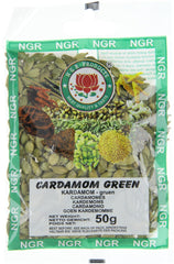 Cardamome, verte, entière, 50g (1 x 50g Packung)