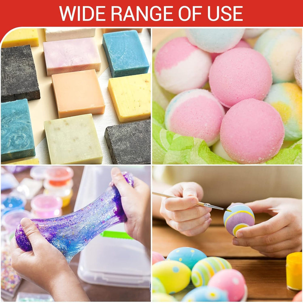 Colorant alimentaire liquide – 12 couleurs colorant alimentaire hautement concentré pour la pâtisserie, les boissons, les macarons, le fondant, la décoration de gâteaux, ensemble de colorants alimentaires pour savons, slime, travaux manuels (6 ml chacun)