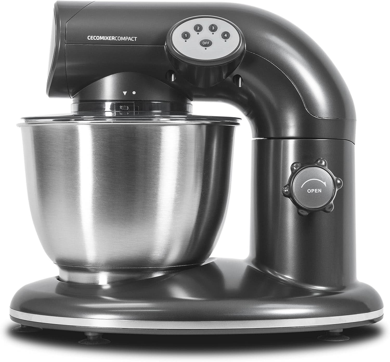 Robot culinaire Cecotec Cecomixer Compact, 1000 W Naty Shop gris foncé 5 fonctions