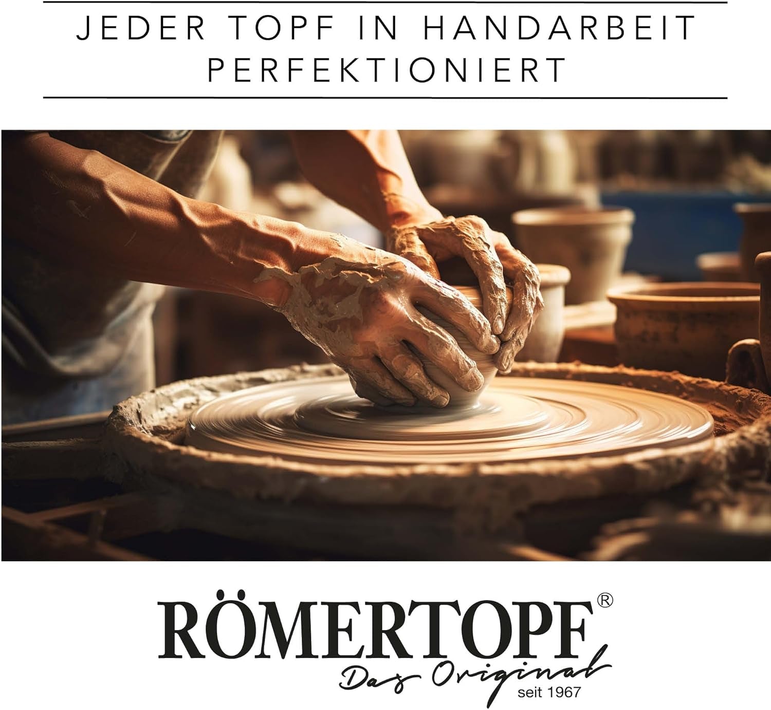 Pot à ail Römertopf pot frais en argile naturelle pour une longue durée de conservation des aliments comme l'ail Ø 12,5 cm blanc Boîtes de conservation alimentaire Naty Shop